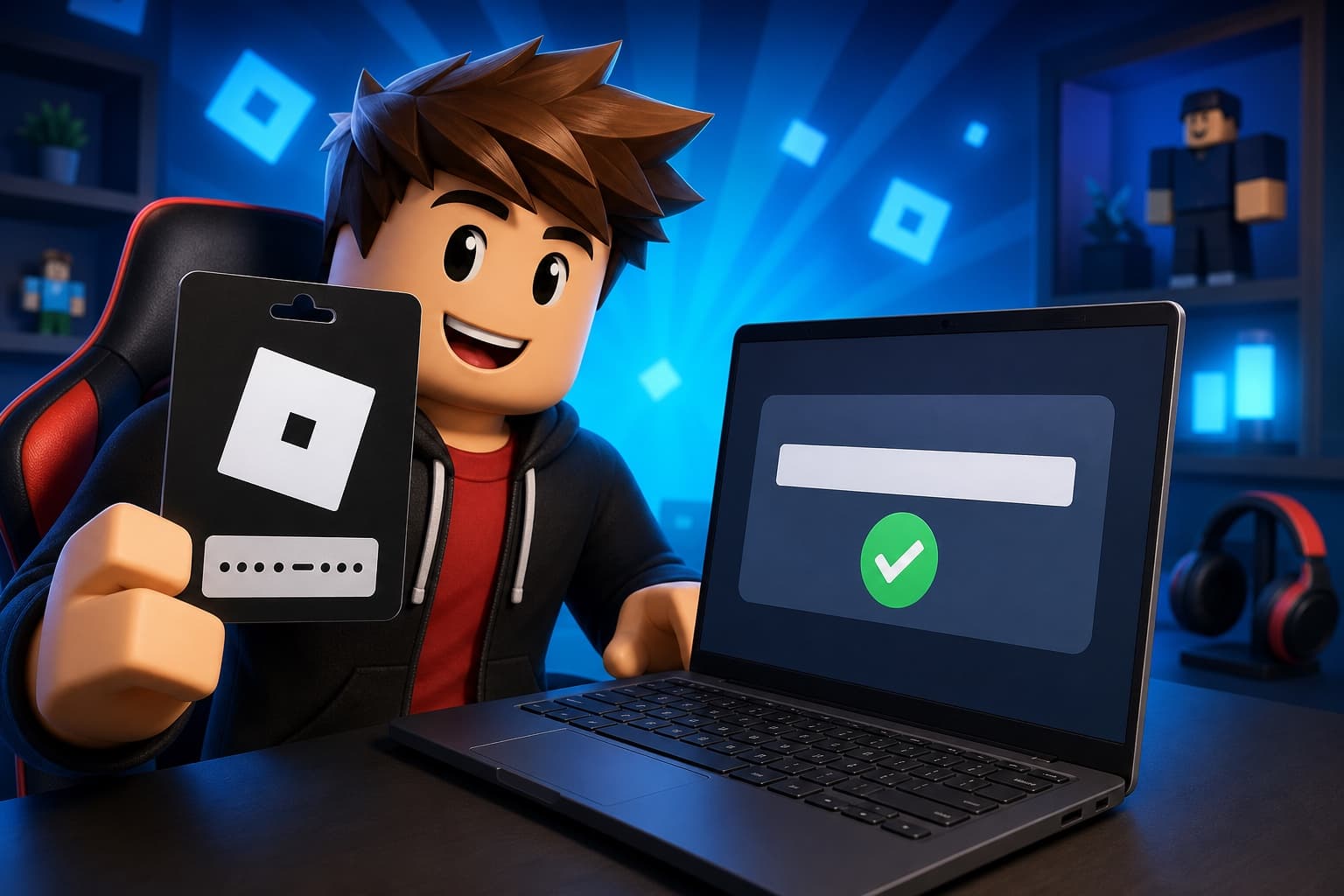 Как активировать подарочную карту Roblox и получить Robux в 2026 году